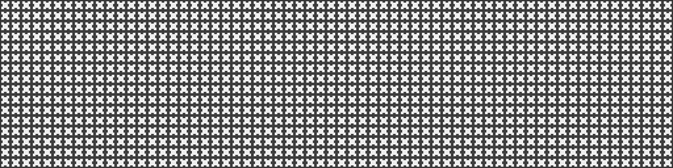 Abstract Cross Pattern Dots Logo generative computational art illustration