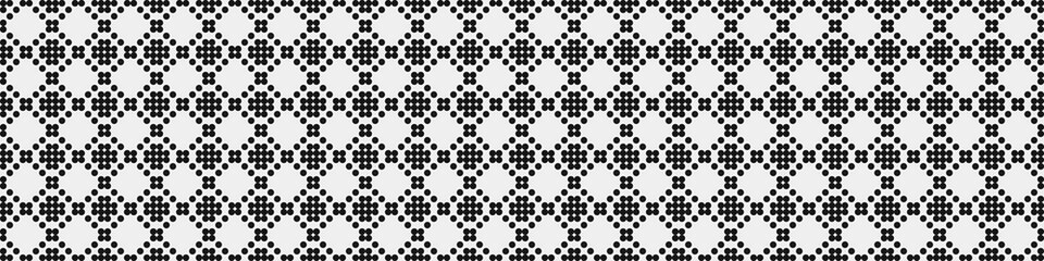 Abstract Cross Pattern Dots Logo generative computational art illustration