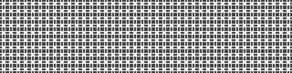 Fototapeta premium Abstract Cross Pattern Dots Logo generative computational art illustration