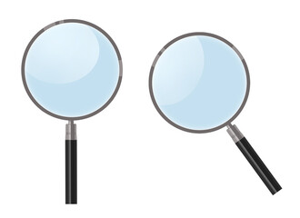 虫眼鏡　ルーペ　イラスト素材