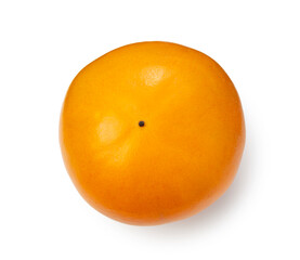 Japanese Persimmon on a White Background