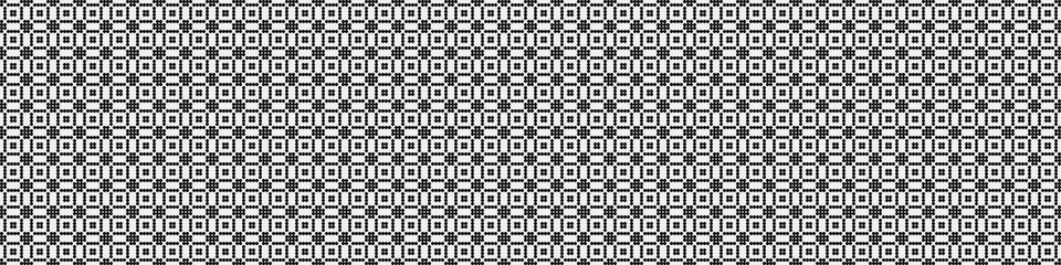 Fototapeta premium Abstract Cross Pattern Dots Logo generative computational art illustration