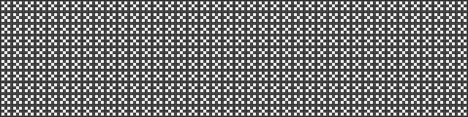 Abstract Cross Pattern Dots Logo generative computational art illustration