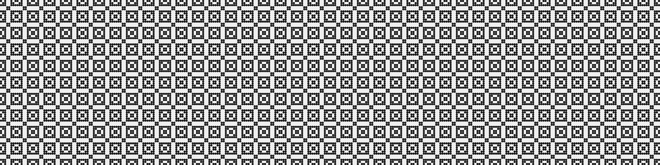Fototapeta premium Abstract Cross Pattern Dots Logo generative computational art illustration