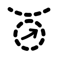 Vector high quality plastic surgery icon isolated on white background - Marks on the skin flat style EPS10 illustration 