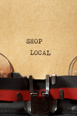 Shop local phrase