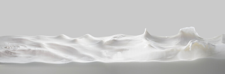 Milk surface waves