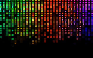 Dark Multicolor, Rainbow vector backdrop with rectangles, squares.