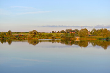 Obraz premium view of the river in the morning