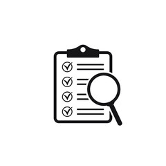 Magnifier assessment checklist icon