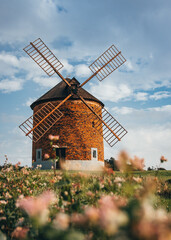 Windmill in South Moravia, Czech Republic
