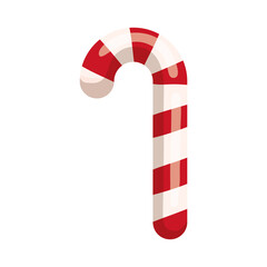 merry christmas candy design, winter season and decoration theme Vector illustration