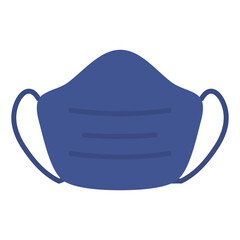 Mask design of Covid 19 virus and coronavirus theme Vector illustration