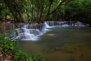 Fototapeta premium Hua Mea Khamin Waterfall in Thailand