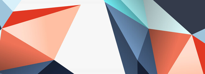 Obraz premium 3d mosaic abstract backgrounds, low poly shape geometric design