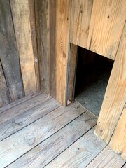 
Kennel house for dogs boards village summer