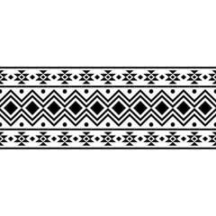 Stripe tribal ethnic pattern texture in black white color