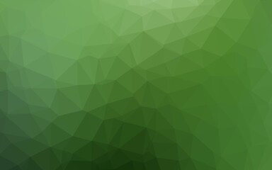 Fototapeta premium Light Green vector abstract mosaic background.
