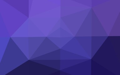 Light Purple vector polygon abstract backdrop.