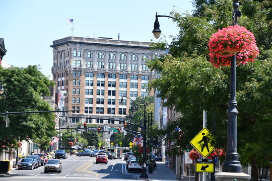 Downtown Binghamton in New York state