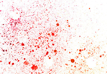 watercolor background red spots isolated