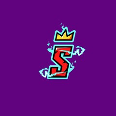 Vector logo e sport letter s with king on top