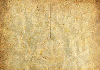 Vintage creased paper texture. High resolution grunge background.