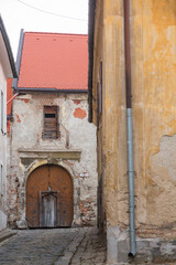 Fototapeta na wymiar スロバキア　ブラチスラヴァの旧市街の路地裏