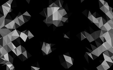 Naklejka premium Light Silver, Gray vector abstract mosaic pattern.
