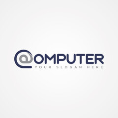 Computer letter for your best business symbol