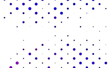 Light Pink, Blue vector pattern with spheres.