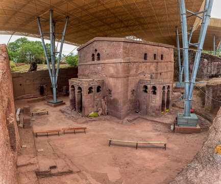 House of the Cross church, Lalibela, Ethiopia, Africa