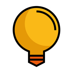 Light bulb design, Energy power and technology theme Vector illustration