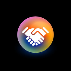 Hand-Shake - App Button