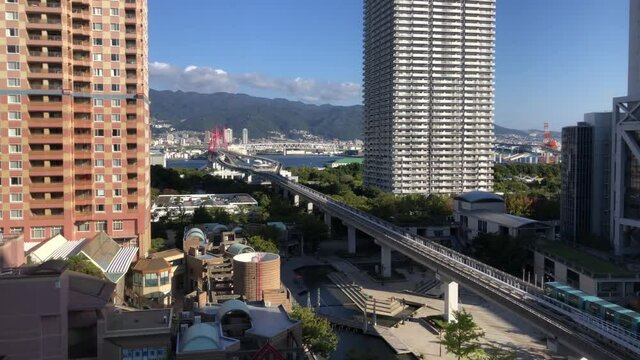 Time lapse of Kobe city, Japan. 