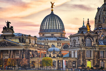 Dresden Zwinger Sachen Frauenkirche Deutschland Goldener Reiter Schloßstraße 