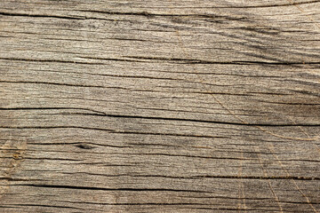 The texture of old wood planks, weathered and faded in the sun.