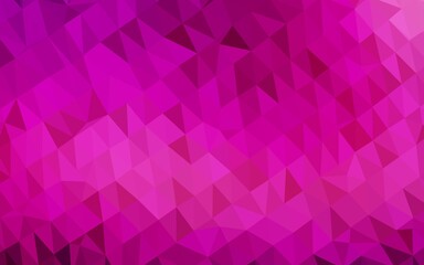 Light Purple vector polygon abstract layout.