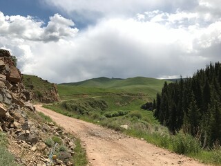 path in the mountains