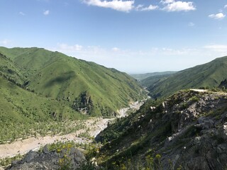 mountain landscape with sky