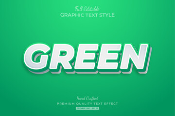 Green Clean Editable Premium Text Style Effect