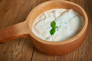 Italian garlic sauce Agliata