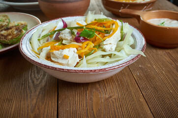 Filipino Pancit buko