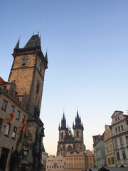 Fototapeta premium Astronomical Clock in Prague Old Town Square, Czech Republic