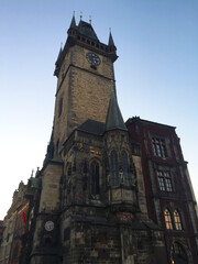 Astronomical Clock in Prague Old Town Square, Czech Republic
