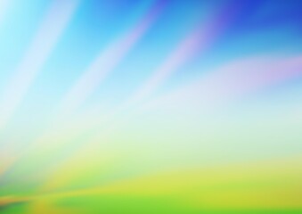 Light Blue, Green vector blurred bright pattern.