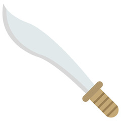 
An arabic knife called jambiya 
