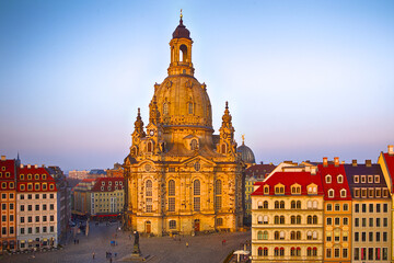 Dresden Sächsische Schweiz Frauenkirche Elbe  Deutschland Zwinger