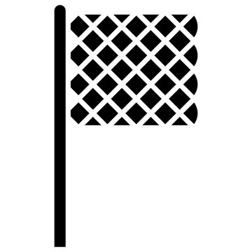 
A hand knitted fan, hand fan 
