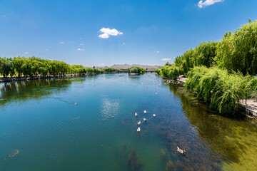 Kizilirmak River view in Avanos Town